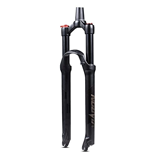 Mountain Bike Fork : Mountain Bike Air Suspension Fork, Tapered Tube 26 / 27.5 / 29 Inch Travel 100mm Damping Adjustment Bicycle Accessories Manual Lockout