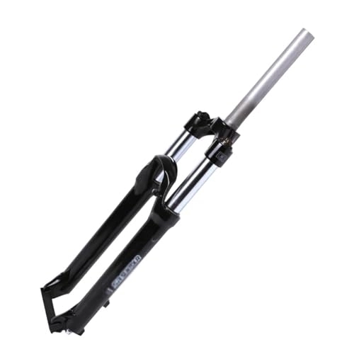 Mountain Bike Fork : Mountain Bike Air Suspension Forks 26″27.5″29″ Mechanical Fork 1-1 / 8" Straight Tube Travel 100mm Rebound Adjust 15×100mm Thru-axle Manual Lockout Air Shocks (Color : Black, Size : 27.5")
