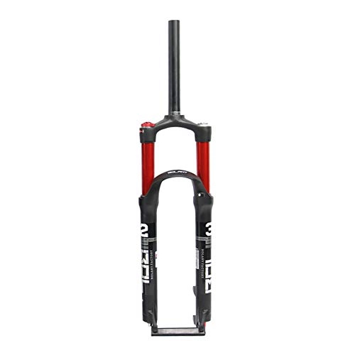 Mountain Bike Fork : Mountain Bike Bicycle 26 / 27.5 / 29Inch Suspension Air Forks, Double Air Chamber Disc Brake Column, Manual Lockout Travel 100Mm, 29inch