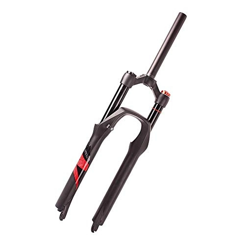 Mountain Bike Fork : Mountain Bike Bicycle MTB Fork, Bike Forks 26, 27.5, 29 Inches Shoulder Control Exposure Stroke 140Mm Suitable for Mountain Bikes Snow Bike Front Fork Red, 29 inch