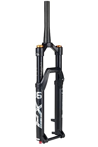 Mountain Bike Fork : Mountain Bike Downhill Fork 26 / 27.5 / 29 Inch MTB Air Suspension Forks Disc Brake 1-1 / 2 Bicycle Front Fork With Damping 130mm Travel 15mm Thru Axle Manual HL Unisex 2080g (Size : 26")