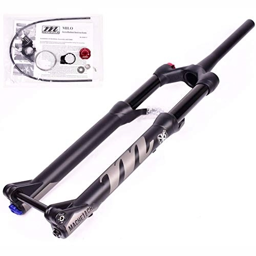 Mountain Bike Fork : Mountain Bike Fork, 27.5, 29 Inches Fork Width 100X15MM Shoulder Control Line Control Vertebral Canal Suitable for Bicycles MTB Bicycle Suspension Fork B, 29 inch