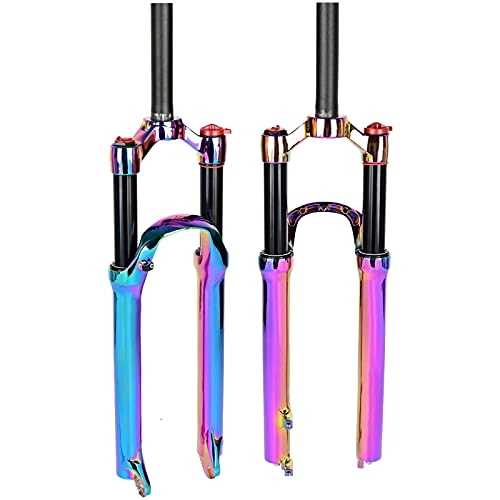 Mountain Bike Fork : Mountain Bike Fork, Bike Air Fork 27.5, 29Inches Aluminum Alloy Shoulder Control Air Fork Deadlock Function Suitable for Bicycles MTB Bike Front Fork 29 inches