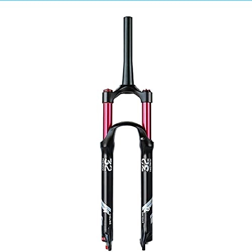 Mountain Bike Fork : Mountain Bike Forks Absorber，27.5 / 29 Inch Magnesium Alloy 1-1 / 8 ”Remote Lock Out Downhill Forks Travel 140mm (Color : Tapered Hand, Size : 26IN)