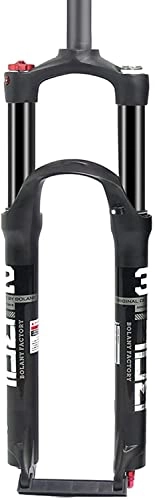 Mountain Bike Fork : Mountain Bike Forks Suspension Air Fork, 26 / 27.5 / 29in Cycling Absorber Fork Double Air Front Fork, Straight Tube 1-1 / 8", Travel 100mm, QR 9MM (Color : A, Size : 29inch) ( Color : A , Size : 29inch )