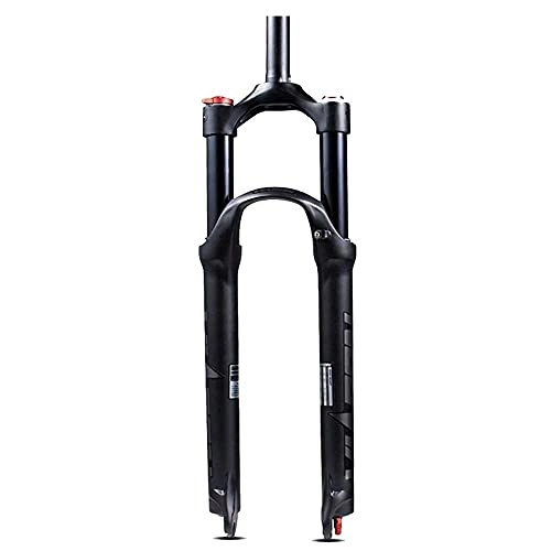 Mountain Bike Fork : mountain bike forks Suspension Fork, 26 / 27.5 / 29 Inch MTB Bike Air Fork Straight Tube(HL) Disc Brakes Aluminum Alloy Shock Absorber Travel 120mm Axle: 9mm QR, for Bicycle Accessories (Color : B, Size :