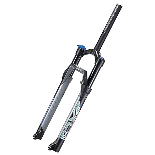 Mountain Bike Fork : Mountain Bike Front Fork, 27.5 / 29 Inch Suspension Fork Lightweight Aluminum Alloy Air Fork, Disc Brake 120MM Travel Bicycle Assembly Accessories (Color : Straight, Size : 29inch)