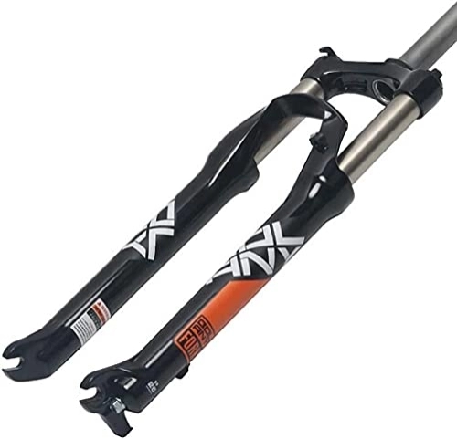 Mountain Bike Fork : Mountain Bike Front Fork Bicycle MTB Fork Bicycle Suspension Fork Air Fork 26 / 27.5 / 29 Inch Aluminum Alloy Shock Absorber Spring Fork F, 27.5inch