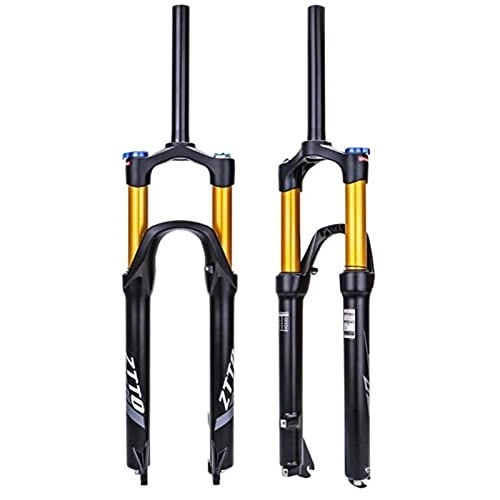Mountain Bike Fork : Mountain Bike Front Fork Bicycle MTB Fork Bicycle Suspension Fork Air Fork 26 / 27.5 / 29 Inch Aluminum Alloy Shock Absorber Spring Fork Material is Aluminum Alloy Magnesium Alloy ( Size : 29 inch )