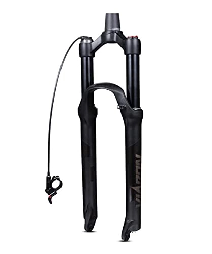 Mountain Bike Fork : Mountain bike front fork shock absorption damping fork line control / shoulder control adjustment air pressure bicycle air fork bicycle accessories(Color:Wire control, Size:26)
