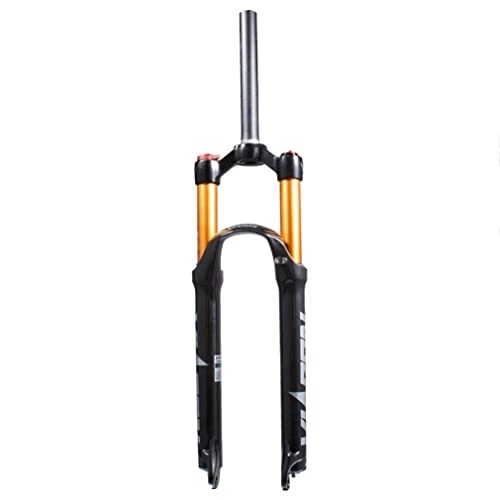 Mountain Bike Fork : Mountain Bike Suspension Fork 26 / 27.5 / 29 Inch 100mm Travel MTB Air Fork Disc Brake Quick Release Bicycle Front Fork 1-1 / 8 Straight / Tapered (Color : 1-1 / 8 HL, Size : 27.5inch)