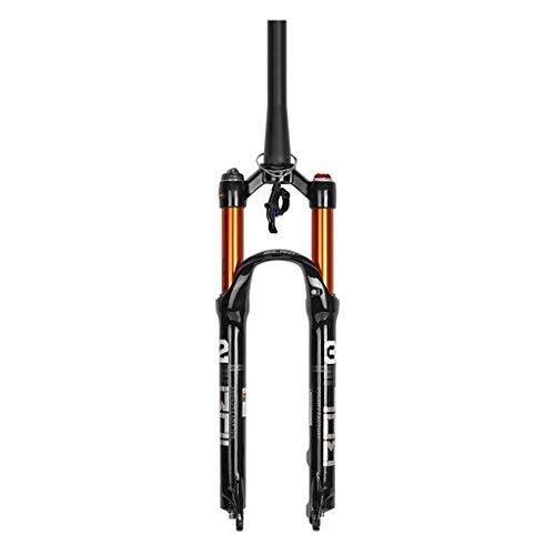 Mountain Bike Fork : Mountain Bike Suspension Fork, 26 27.5 29 Inch Aluminum Magnesium Alloy Straight / Tapered Air Fork - Manual Lockout / Remote Lockout
