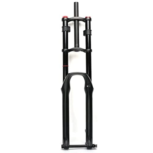 Mountain Bike Fork : Mountain Bike Suspension Fork 26 27.5 29 Inch MTB Double Shoulder Air Forks Disc Brake Front Fork 1-1 / 8 Thru Axle 15mm Travel 130mm with Damping 2600g