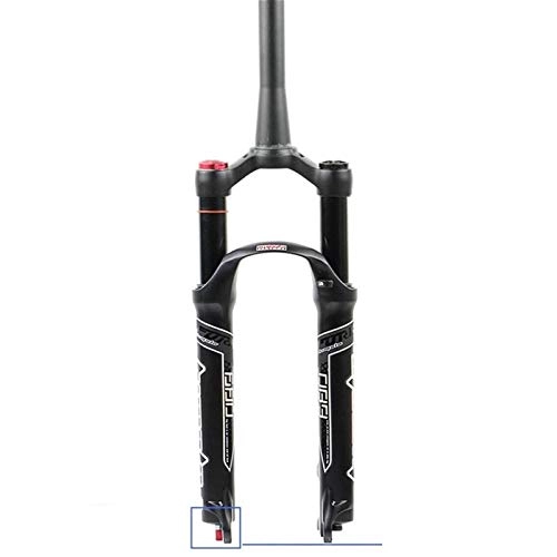 Mountain Bike Fork : Mountain bike Suspension Fork Adjustable damping Spinal canal air pressure fork Rebound Adjust QR Lock Out Ultralight Shoulder control / Wire control (Color : Shoulder control, Size : 29inch)