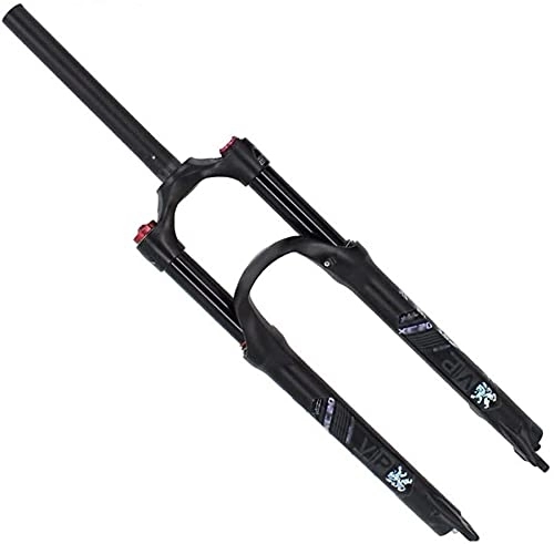 Mountain Bike Fork : Mountain Bike Suspension Fork MTB Suspension Fork 26 27.5 Inch Bicycle Front Fork, Mtb Suspension Fork, Air Chamber Fork Bicycle Shock Absorber Front Fork Air Fork ( Color : Black , Size : 26 inches )