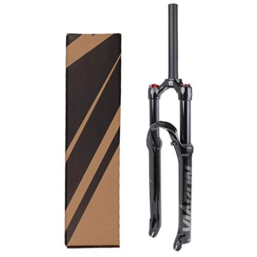 Mountain Bike Fork : Mountain Bike Suspension Forks, 26" 27.5 Inch 29in Shoulder Control 1-1 / 8" Air Mountain Bike Suspension Forks (Color : Gray, Size : 27.5inch)