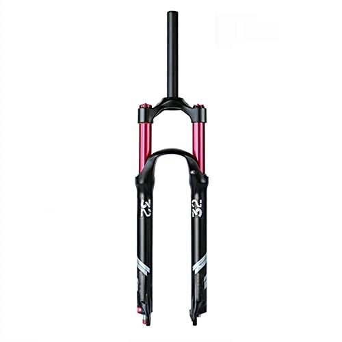 Mountain Bike Fork : Mountain Bike Suspension Forks Bike Front Fork 26 27.5 29 Inch, 1-1 / 8 ' Light Magnesium Alloy MTB Bicycle Air Fork Wire Control 28.6 mm Shock Absorber Bicycle Forks 140 mm, Shoulder control, 27.5