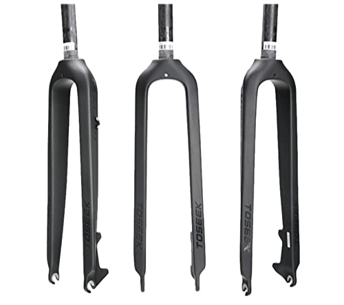 Mountain Bike Fork : Mountain Bike Ultra-Light Full Carbon Straight Tube Front Fork Bicycle Hard Fork Disc Brake 26 Inch 27.5 Inch 29 Inch Fit Road Mountain Bikes