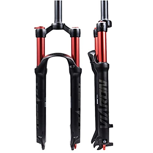 Mountain Bike Fork : Mountain Front Fork 26 / 27.5 / 29 Inch MTB Bike Front Fork, Double Air Chamber Fork Bicycle Shock Absorber Front Fork Air Fork red-26 inch