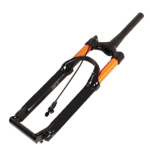 Mountain Bike Fork : Mountain Front Fork 26in Bicycle Front Fork 26 Tapered Tube Remote Lockout