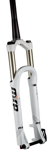 Mountain Bike Fork : Mountain Racing Products Tapered Loop SL Suspension Fork, White, 26-27.5-Inch / 80mm