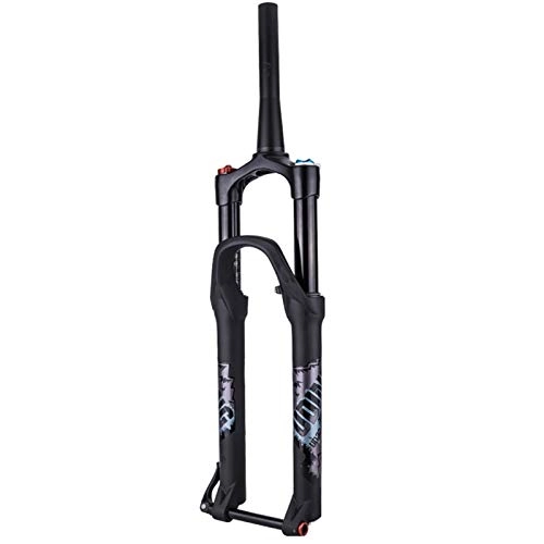 Mountain Bike Fork : Mountain Suspension Front Forks Bicycle Shock Absorber Forks Magnesium Alloy Damping Adjustment Lock Out With Barrel Shaft 120MM