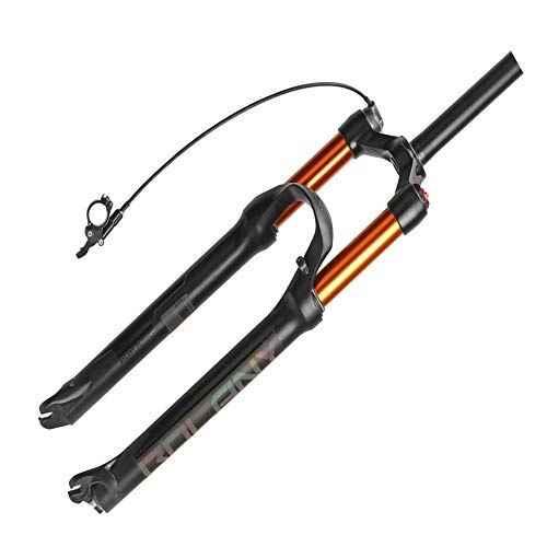 Mountain Bike Fork : MTB Air Forks Shock Absorber, Mountain Bike Suspension Fork, 26 27.5 29 Inch Road Damping Gas Fork, Travel:100mm for Bicycle Accessories
