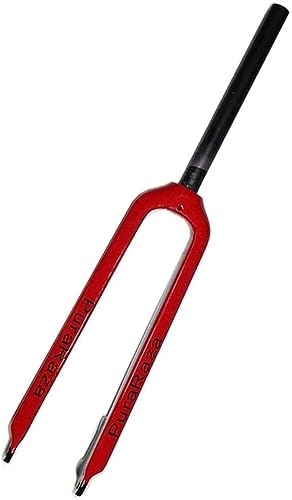Mountain Bike Fork : MTB Air Suspension Fork Full Carbon Fiber MTB Front Fork 1-1 / 8" 26 / 27.5 / 29 Inch Mountain Cycling Fork Disc / V- Brake (Color : 13x13cm, Size : 26inch)