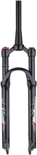Mountain Bike Fork : MTB Air Suspension Fork Travel 120mm Rebound Adjust 1-1 / 8”Tapered Tube QR 9mm Manual Lockout Disc Brakes XC AM Ultralight Mountain Bike Front Forks (Color : Black, Size : 27.5")