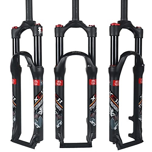 Mountain Bike Fork : MTB Bike Front Fork, Bicycle Front Fork, Suspension Air Fork+Bike Air Fat Fork, Road Shock Absorber Damping Gas Fork, 26 * 27.5 * 29 inch Magnesium Alloy Mountain Front Fork