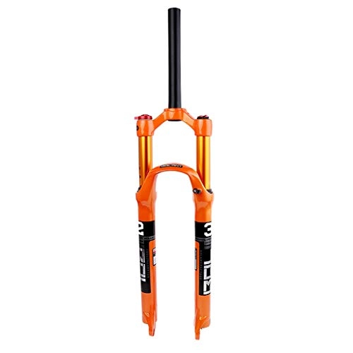 Mountain Bike Fork : MTB bike Mountain Bike Suspension Forks 27.5 Inch, Straight Tube XC DH Competition Road Cycling Fork 1-1 / 8" Disc Brake Travel 120mm Air Fork (Color : A, Size : 29 inch)
