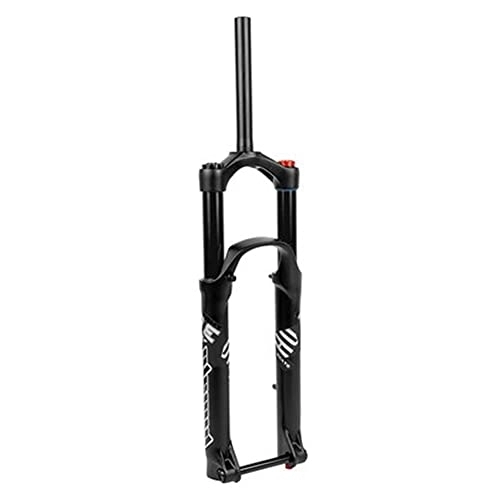 Mountain Bike Fork : MTB BOOST Air Suspension Fork 27.5" 29" Mountain Bike Front Fork Travel 140mm Damping Adjustment Shoulder Control 1-1 / 8" Thru Axle 110*15mm Disc Brake For DH AM TRAIL ( Color : Black , Size : 27.5 )