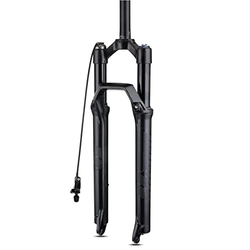 Mountain Bike Fork : MTB Forks Mountain Bike Bicycle Fork 27.5 29 Inch QR 9 mm MTB Air Suspension Fork 100 mm Suspension Travel with Adjustable Damping MTB Fork Black Wire Control 27.5 Inch