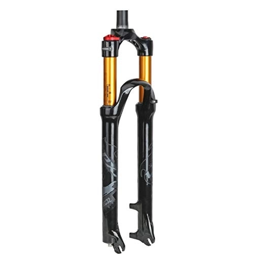 Mountain Bike Fork : MTB Front Fork 26 27.5 29 Inch Ultralight Road Bike Fork Bike Mountain Bike Damping Air Fork with Rebound Adjustment Travel: 120mm C, 27.5 inches