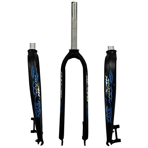 Mountain Bike Fork : MTB Rigid Front Fork 26 27.5 29 Inch Ultralight 700C Suspension Front Fork Gas Shock Absorber Mountain Bicycle Suspension Forks for Mountain Road Bikes Fixed-Gear Cycling H, 27.5inch