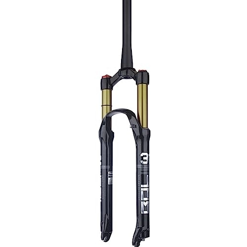Mountain Bike Fork : MTB Suspension Fork 26 / 27.5 / 29 Inches, 28.6mm Tapered tube Front Fork QR 9mm Travel 100mm Mountain Bike Fork Manual Locking XC Bicycle Forks, Tapered tube, 26inch