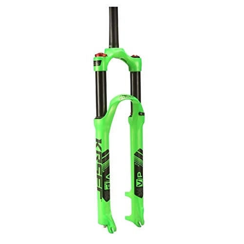 Mountain Bike Fork : MZP Mountain Bike Suspension Fork 26 / 27.5 / 29in Aluminum Alloy MTB Air Fork Bicycle Fork Stroke: 120mm Shock Absorber Front Fork (Color : Green, Size : 29inch)