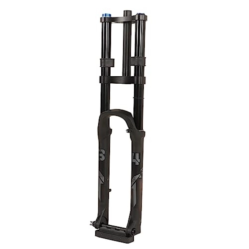 Mountain Bike Fork : Naroote Mountain Bike Suspension Fork Bicycle Front Fork Low Noise Aluminum Alloy Black For Hiking