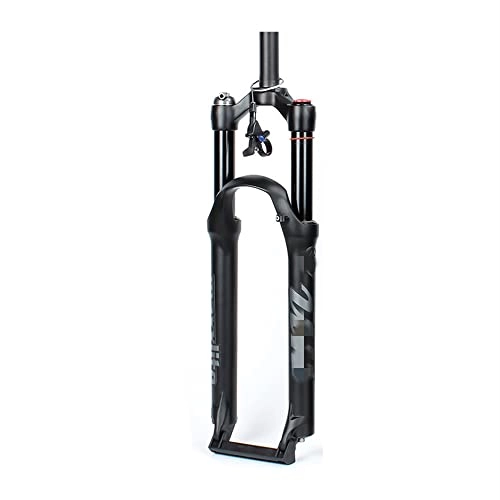 Mountain Bike Fork : NEHARO Suspension Fork 26 / 27.5 / 29 inch Mountain Bicycle Suspension Fork, 120mm Travel Straight Steerer for Mountain Bicycle (Color : Black, Size : 29 inch)