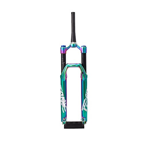 Mountain Bike Fork : NEHARO Suspension Fork 27.5 / 29 inch Off-road Bicycle Suspension Fork, Tapered Steerer Front Fork for Mountain Bicycle (Color : Multi-colored, Size : 29 inch)