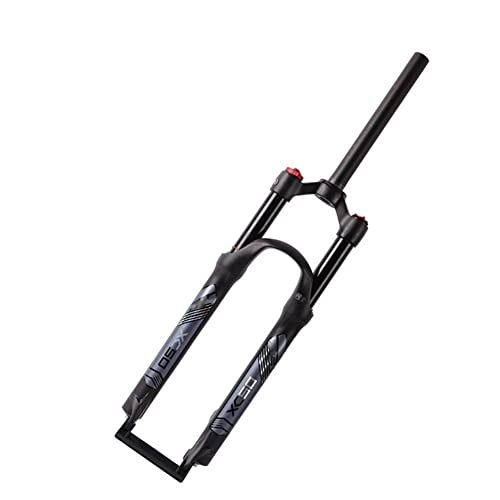 Mountain Bike Fork : NEHARO Suspension Fork Mountain bike 26 / 27.5 XC50 Suspension Fork, Straight Steerer Front Fork for Mountain Bicycle (Color : Black, Size : 26 inch)