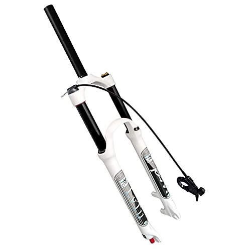 Mountain Bike Fork : NESLIN Mountain bike fork, with adjustable damping system, suitable for mountain bike / XC / ATV, 27.5 inch-Straight-Remote lockout