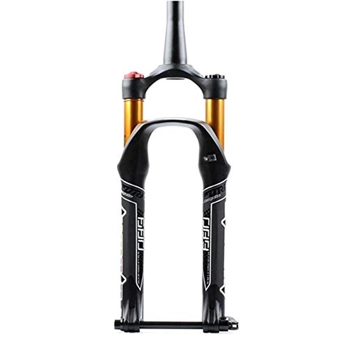 Mountain Bike Fork : NESLIN Mountain bike fork, with adjustable damping system, suitable for mountain bike / XC / ATV, Gold Manual-29