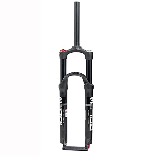 Mountain Bike Fork : NEZIAN 26 27.5 29inch Mountain Bike Front Suspension Fork Travel 100mm Disc Brake Aluminum Alloy Shoulder Control Bicycle Accessories (Color : Black, Size : 26inch)