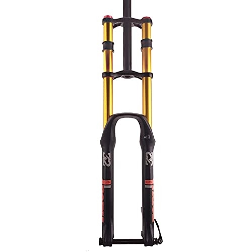 Mountain Bike Fork : NEZIAN Front Suspension Fork Air 27.5 / 29 Inch Shoulder 32 Tubes Damping Rebound Disc Brake Cycling Accessories Aluminum Magnesium Alloy (Color : A, Size : 29 inch)