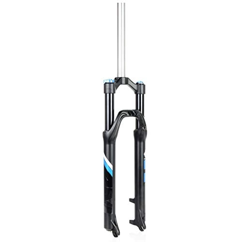 Mountain Bike Fork : Nologo MTB bike 26 Inch MTB Bike Suspension Forks, Magnesium Alloy 27.5 Inch Mountain Road Bikes Cycling Straight Tube 1-1 / 8" Disc Travel 100mm Air Fork (Size : 26 inch)