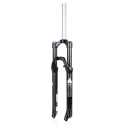 Mountain Bike Fork : Nologo MTB bike MTB Bike Suspension Forks 26", Magnesium Alloy 27.5 Inch Mountain Road Bikes Cycling Straight Tube 1-1 / 8" Disc Travel 100mm Air Fork (Size : 27.5 inch)