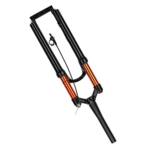 Mountain Bike Fork : Okuyonic Air Front Fork, Wire Control Front Fork Rebound Adjustment Rugged and Durable Bike Accessory for 27.5in Mountain Bike