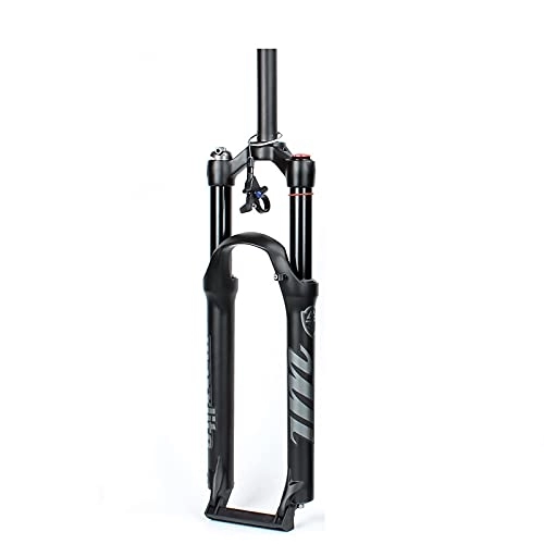 Mountain Bike Fork : OONYGB Mountain Bike Suspension Fork, 26 27.5 29 InchBicycle Fork, Straight Tube 28.6mm QR 9mm, Travel 120mm, Light Off-road Bicycle Front Fork with Damping, Wire control lock function.
