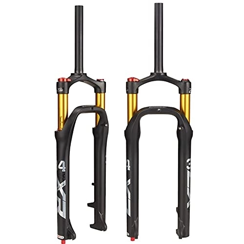 Mountain Bike Fork : OONYGB Mountain Bike Suspension Fork, 26 Inch Bicycle Fork, Straight Tube 28.6mm, QR 9mm, Travel 120mm, Light Off-road Bicycle Front Fork with Damping, Rebound Adjustable.